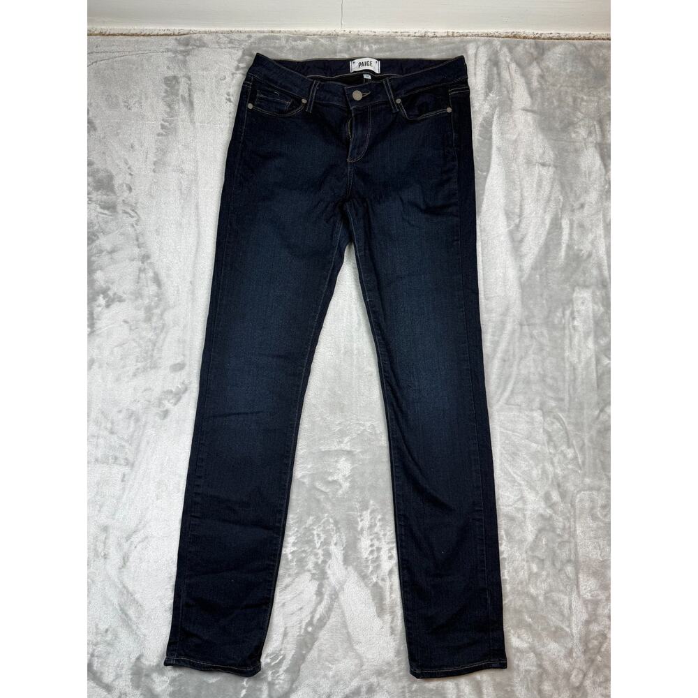 Paige Women's Skyline Skinny Jeans Size 28 Dark‎ Wash